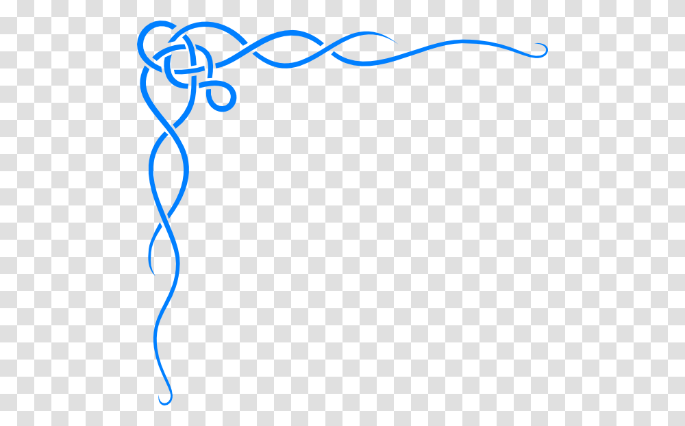 Blue Border, Bow, Pattern, Knot, Embroidery Transparent Png