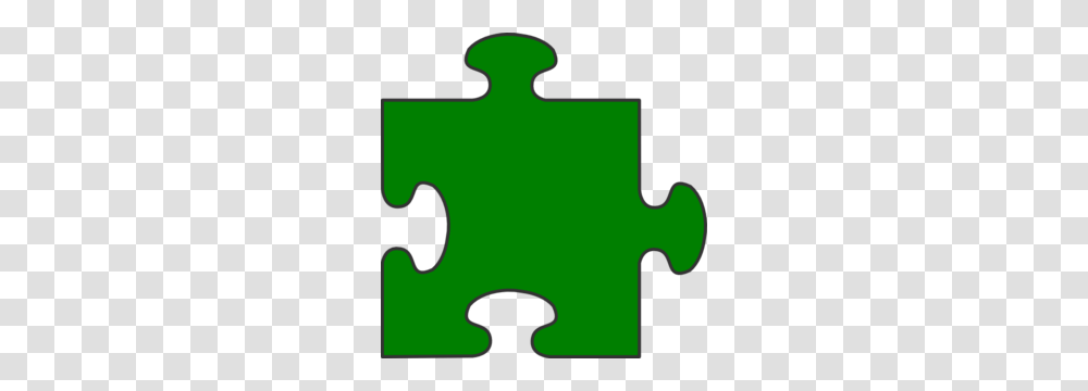 Blue Border Puzzle Piece Top Green Fill Clip Art, Jigsaw Puzzle, Game, Leaf, Plant Transparent Png