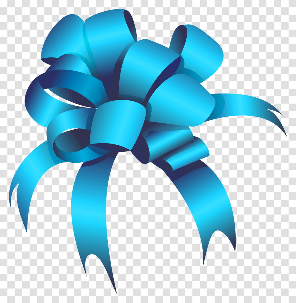 Blue Bow Clipart Blue Gift Bow Clipart, Lamp, Outdoors, Nature, Spider Transparent Png