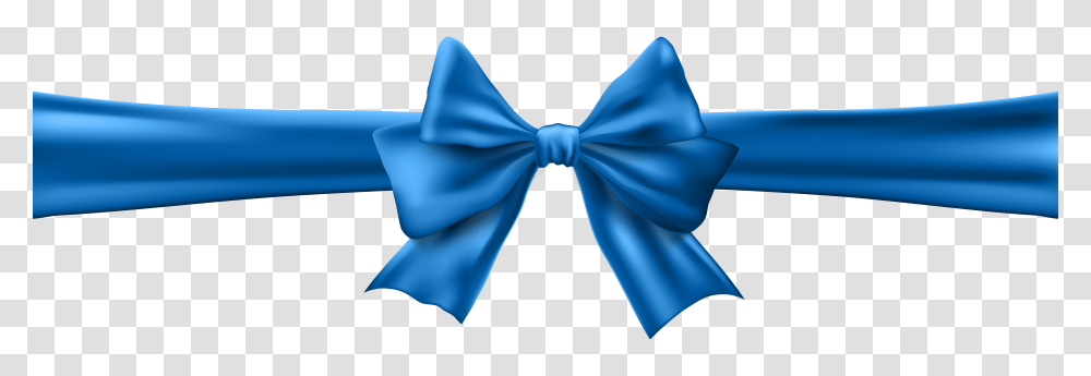 Blue Bow With Ribbon Clip Art, Tie, Accessories, Accessory, Necktie Transparent Png