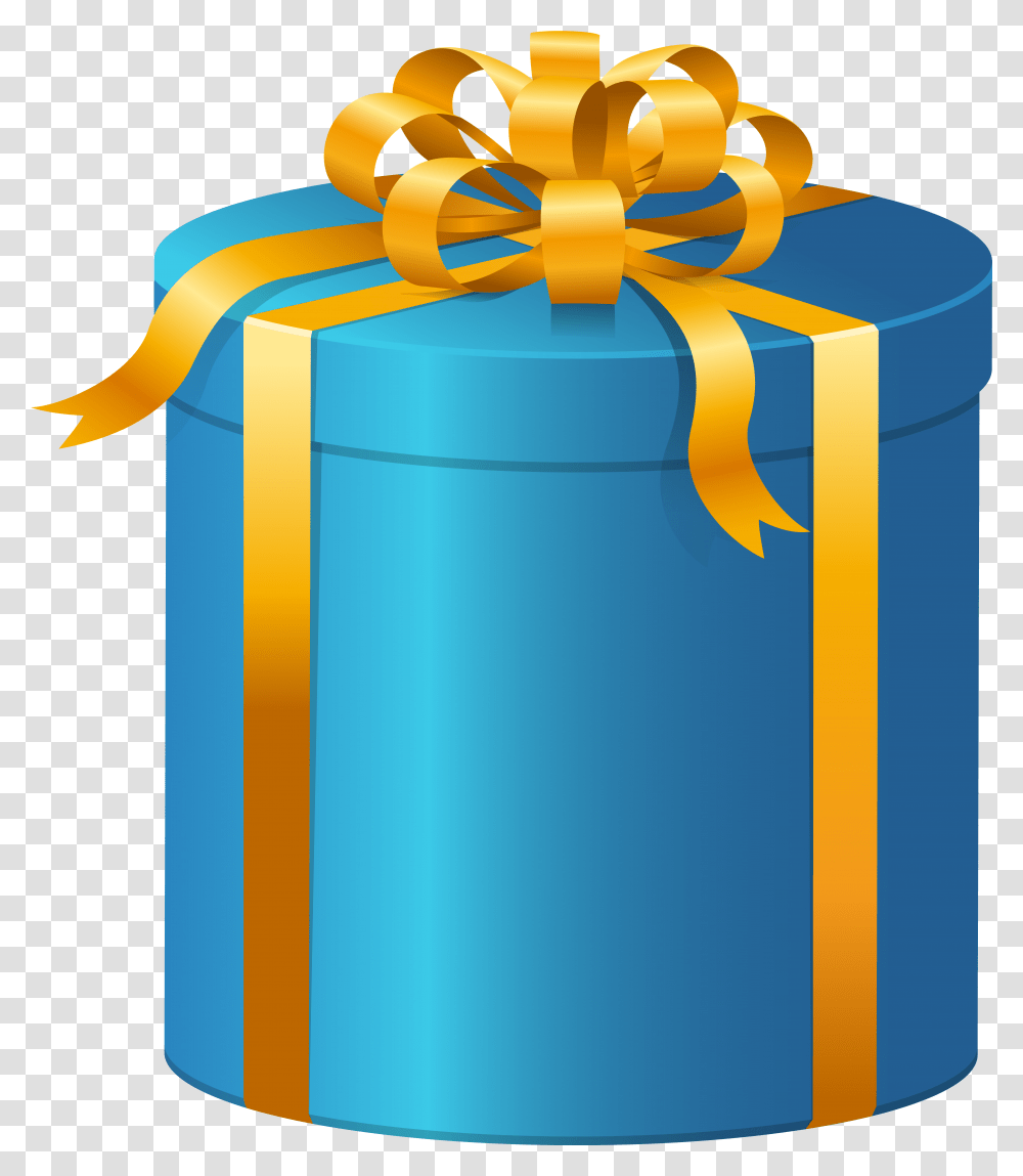 Blue Box Clip Present Clip Art, Gift, Mailbox, Letterbox Transparent Png