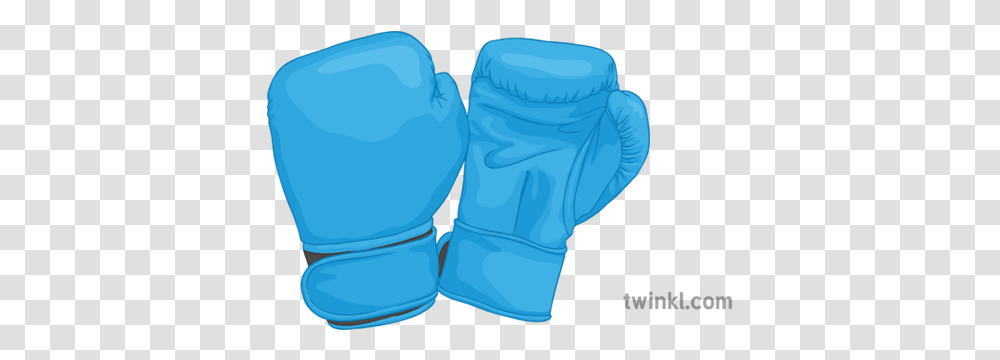 Blue Boxing Gloves Illustration Twinkl Boxing, Clothing, Apparel, Diaper, Footwear Transparent Png