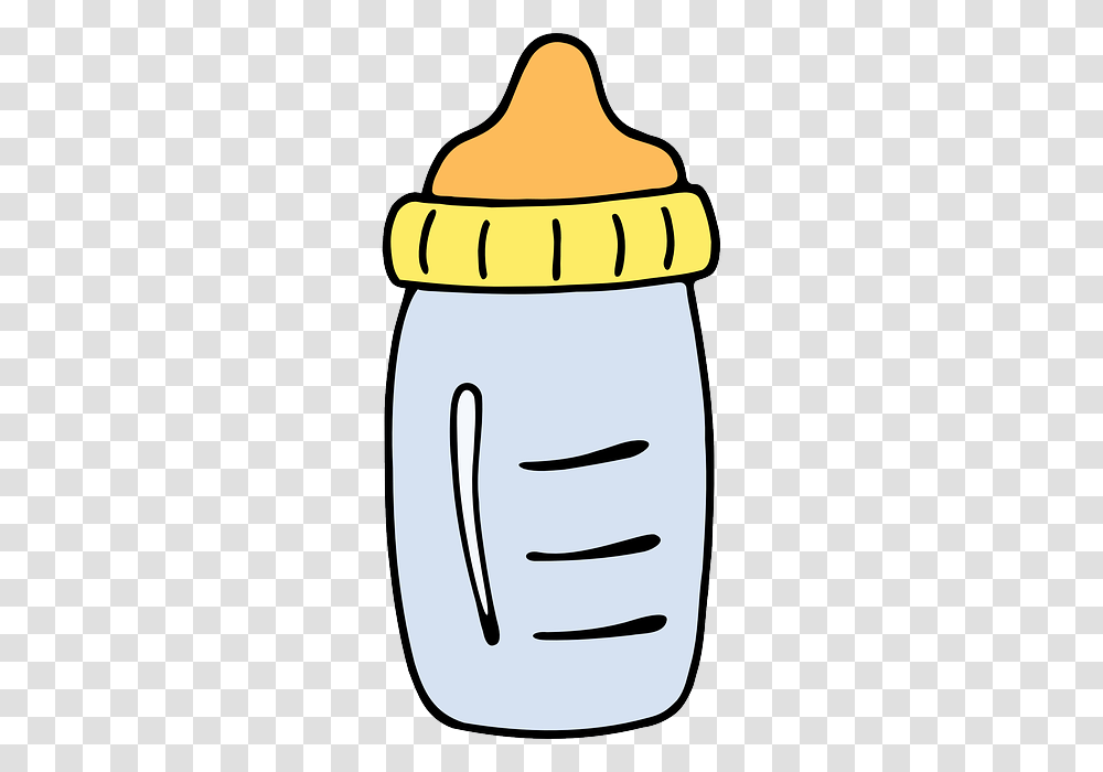 Blue Boy Baby Bottle Cartoon Clip Art Baby Shower Decor, Plant, Seed, Grain, Produce Transparent Png