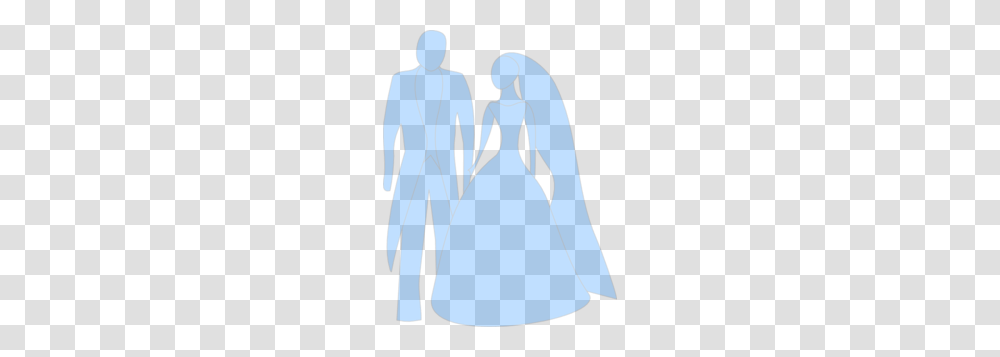 Blue Bride And Groom Clip Art, Apparel, Long Sleeve, Evening Dress Transparent Png