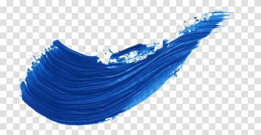 Blue Brush Paint, Sea, Outdoors, Water, Nature Transparent Png