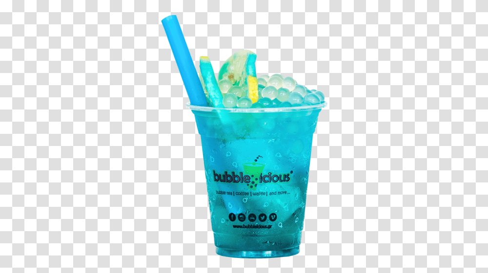 Blue Bubble Tea, Cocktail, Alcohol, Beverage, Drink Transparent Png
