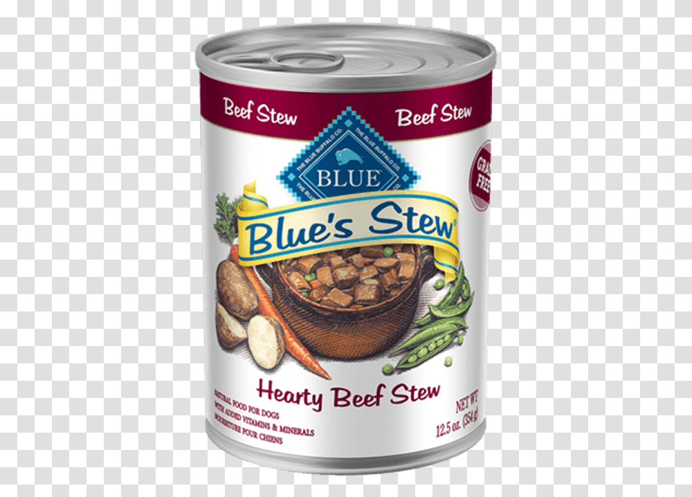 Blue Buffalo Blues Hearty Beef Stew, Canned Goods, Aluminium, Food, Tin Transparent Png