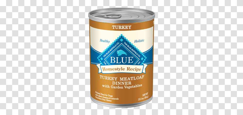 Blue Buffalo Dog Food Turkey Meatloaf, Aluminium, Tin, Can, Label Transparent Png