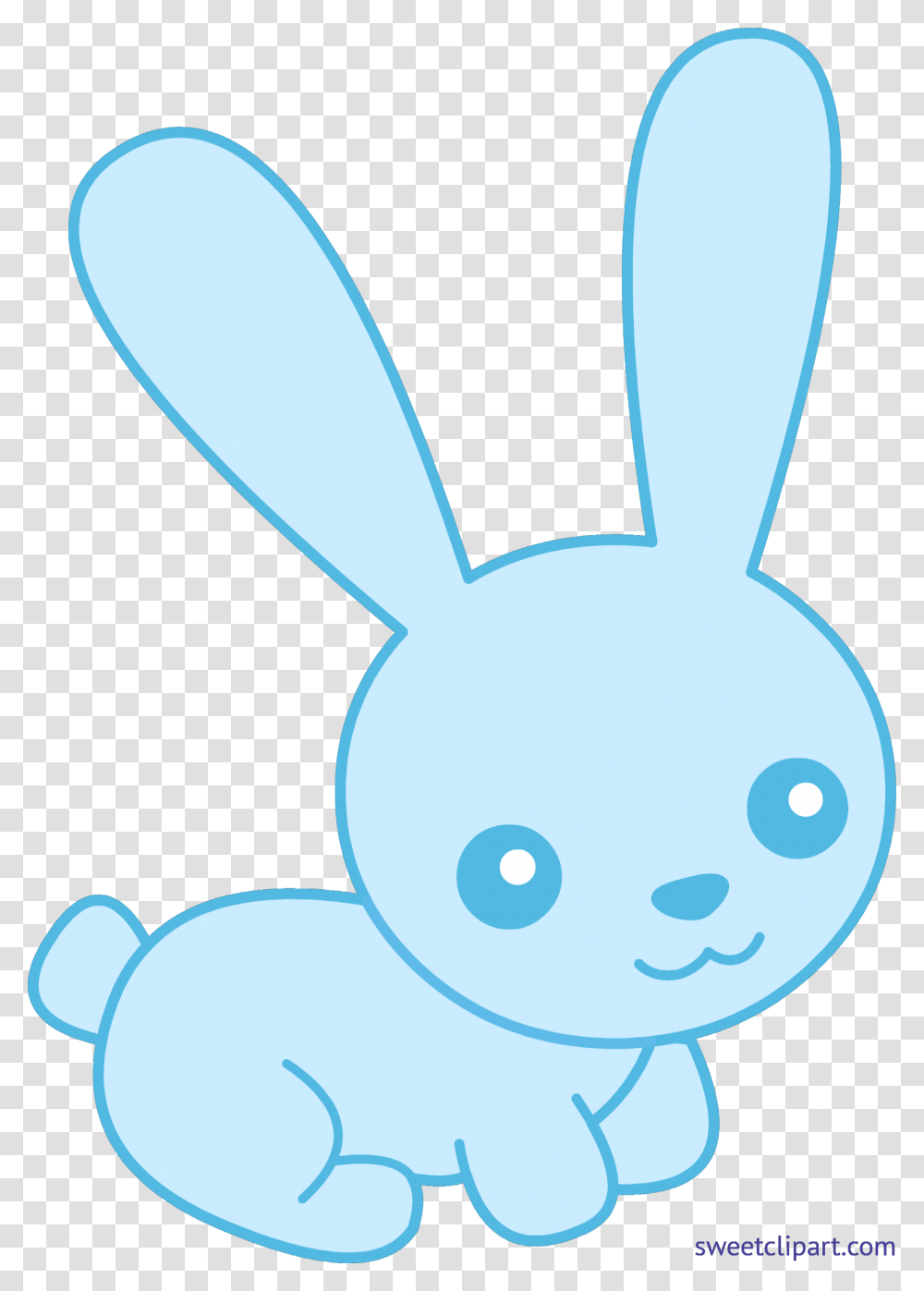 Blue Bunny Clip Art, Mammal, Animal, Rabbit, Rodent Transparent Png