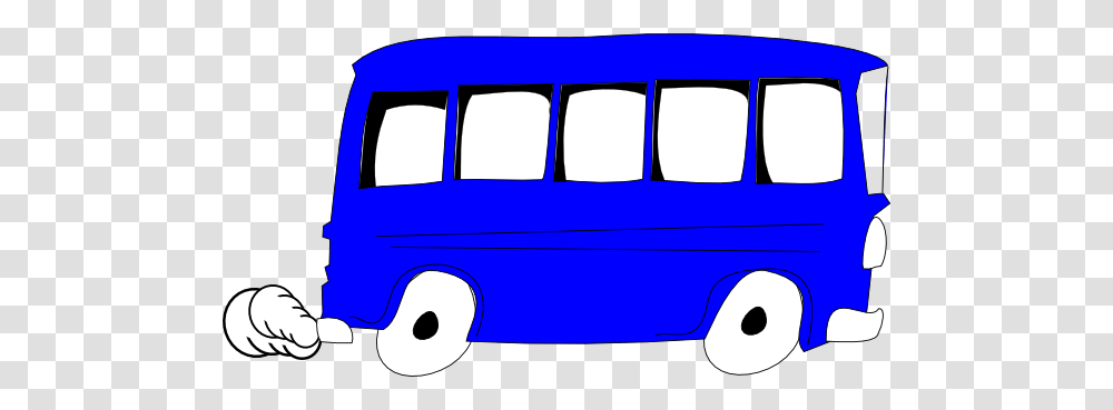 Blue Bus Clipart Explore Pictures, Van, Vehicle, Transportation, Furniture Transparent Png
