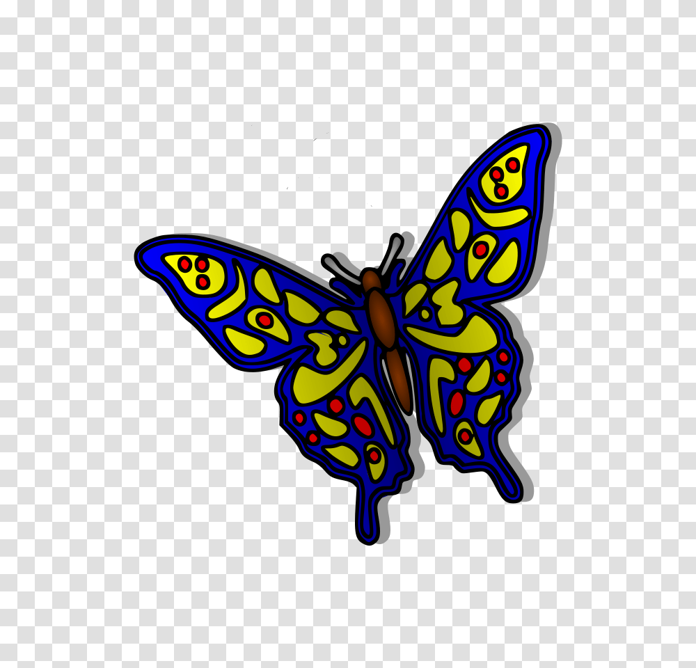 Blue Butterfly Clip Art, Dinosaur, Reptile, Animal Transparent Png