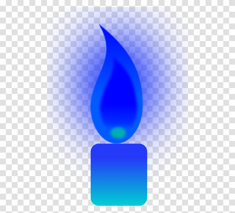 Blue Candle, Tabletop Transparent Png