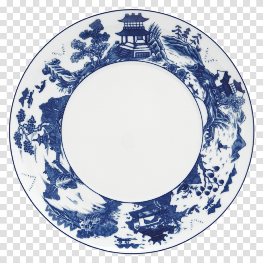 Blue Canton Contempo Service Plate Tableware, Porcelain, Art, Pottery, Saucer Transparent Png