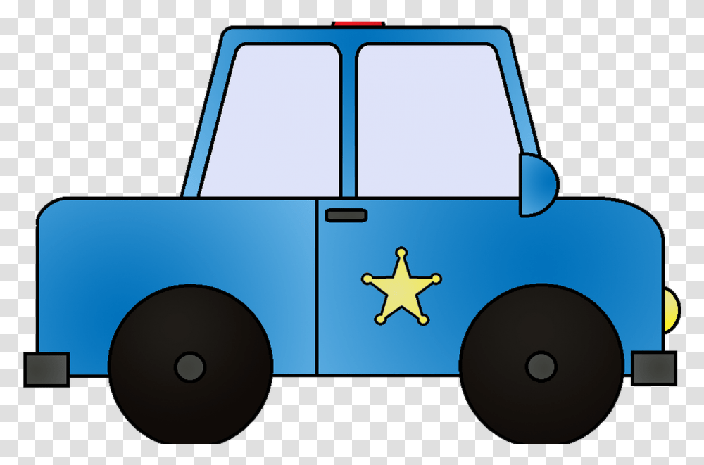 Blue Car Clipart Clear Background Blue Police Car Clipart, Transportation, Vehicle, Symbol, Van Transparent Png