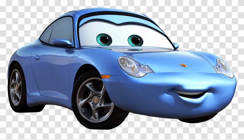 Blue Car Clipart Pixar Sally Cars, Vehicle, Transportation, Automobile, Tire Transparent Png