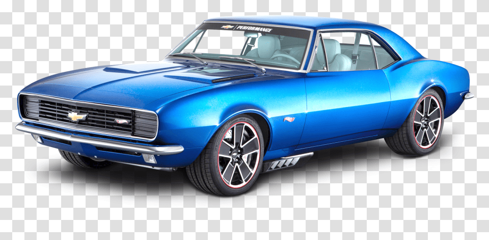 Blue Car Picture Old Muscle Car, Vehicle, Transportation, Sports Car, Coupe Transparent Png
