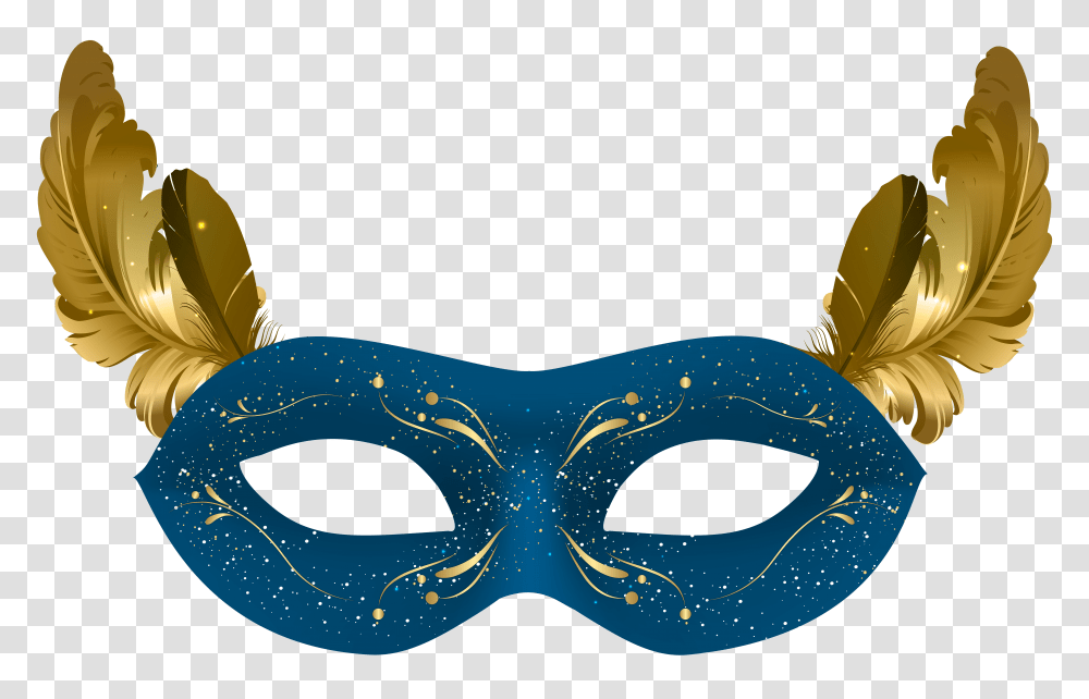 Blue Carnival Mask Clip, Lighting Transparent Png