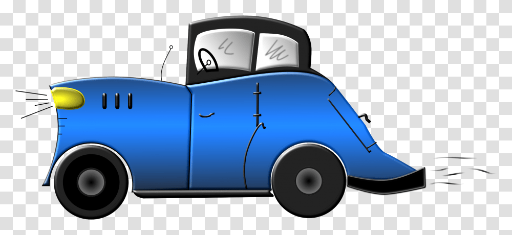 Blue Cartoon Cars Old Cartoon Car, Vehicle, Transportation, Automobile, Pickup Truck Transparent Png