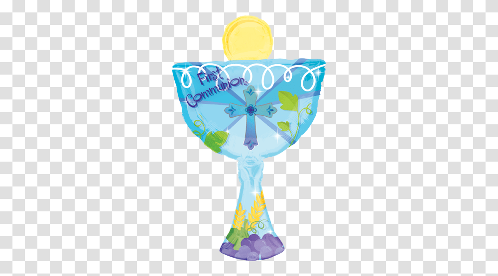 Blue Chalice Supershape Foil Balloon Communion Chalice Blue, Clothing, Apparel, Lingerie, Underwear Transparent Png