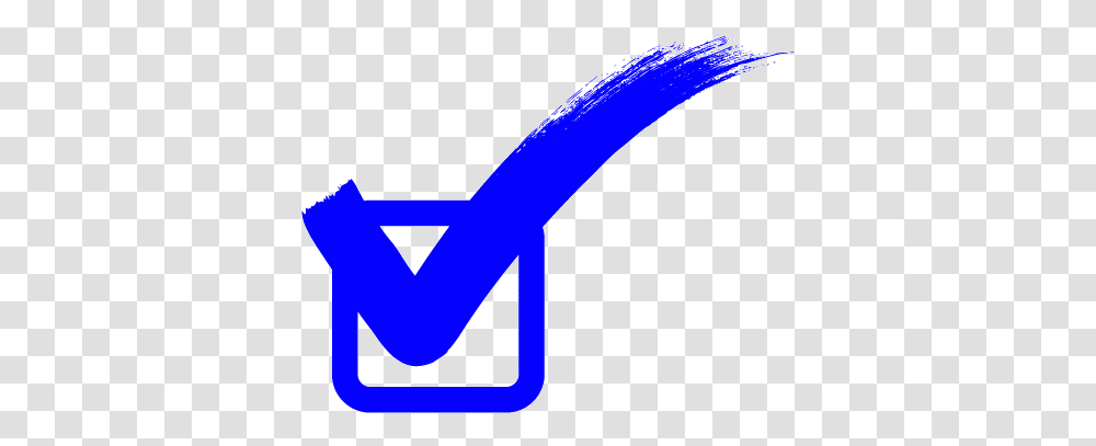 Blue Check Mark Background Brown Check Mark, Symbol, Logo, Trademark, Axe Transparent Png
