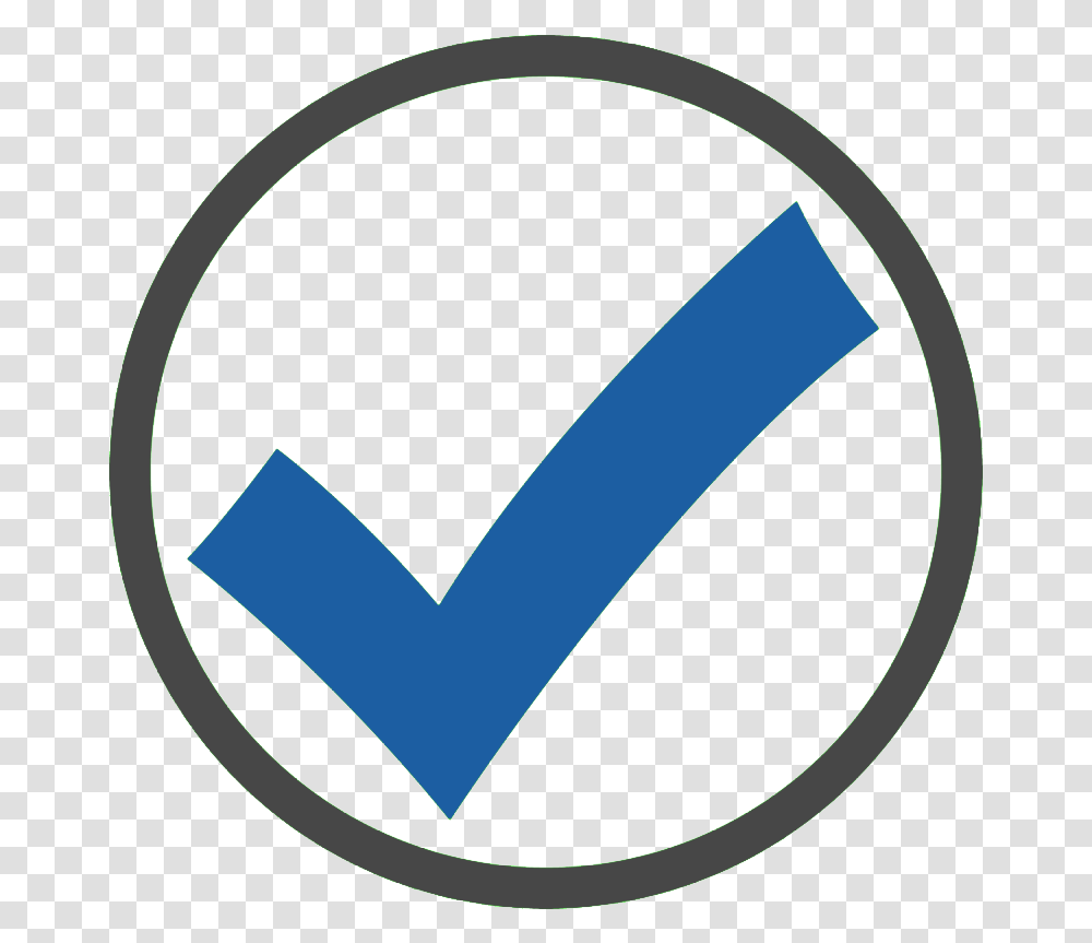 Blue Check Mark In Circle Background Check Mark, Logo, Trademark Transparent Png