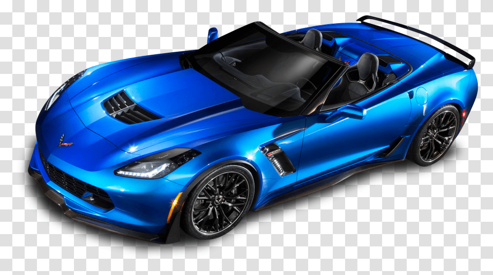 Blue Chevrolet Corvette Z06 Top View 2019 Arctic White Convertible Zo6 Corvette, Car, Vehicle, Transportation, Automobile Transparent Png
