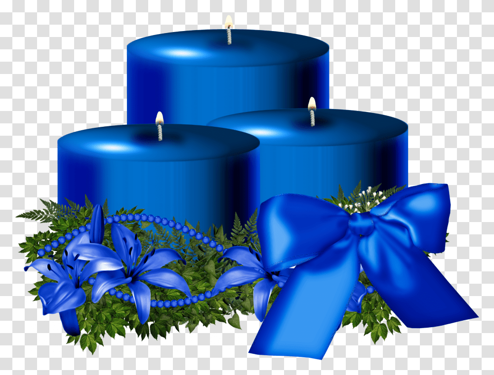Blue Christmas Candle Image Christmas Candles Background, Graphics, Art, Cylinder Transparent Png
