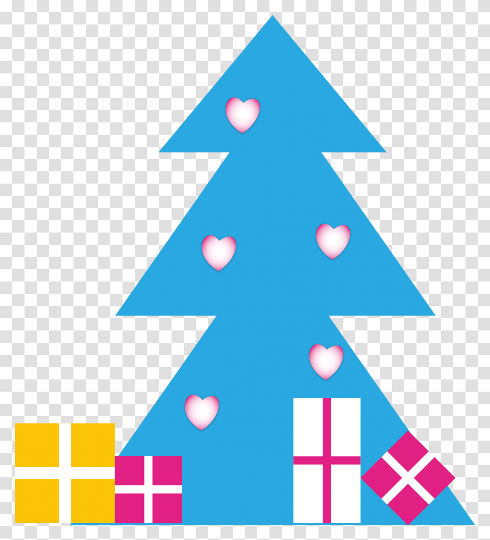 Blue Christmas Tree Christmas Tree, Plant, Ornament, Triangle Transparent Png