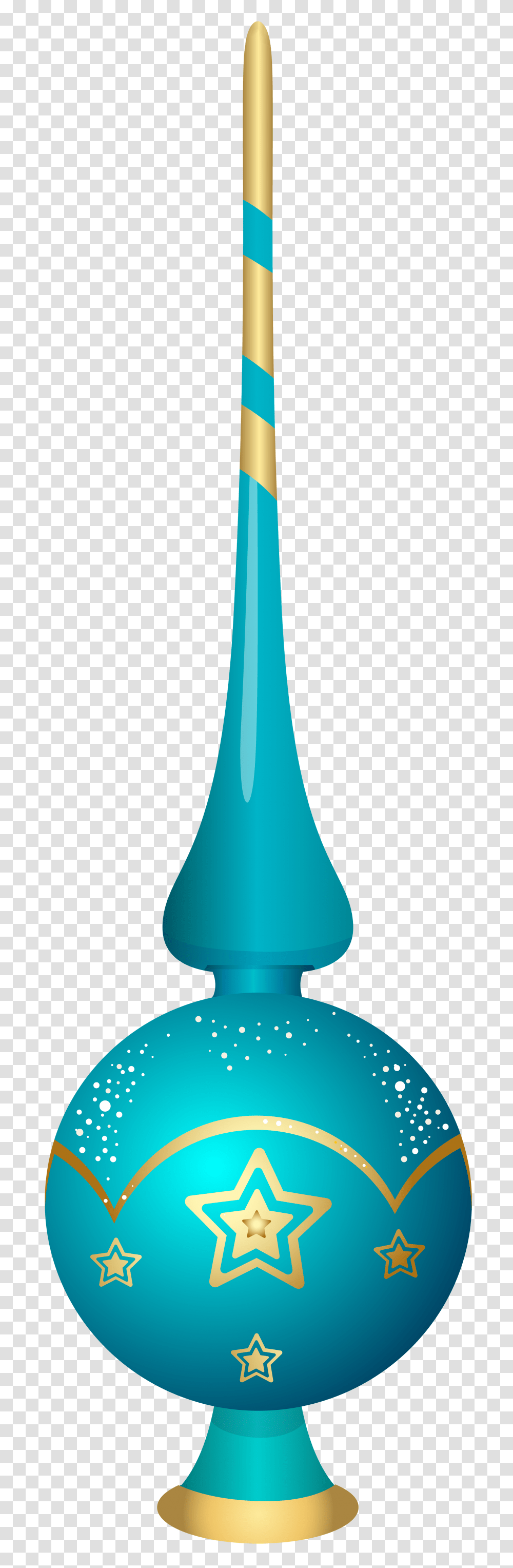 Blue Christmas Tree Top Ornament Clip Art, Bottle, Water Bottle Transparent Png