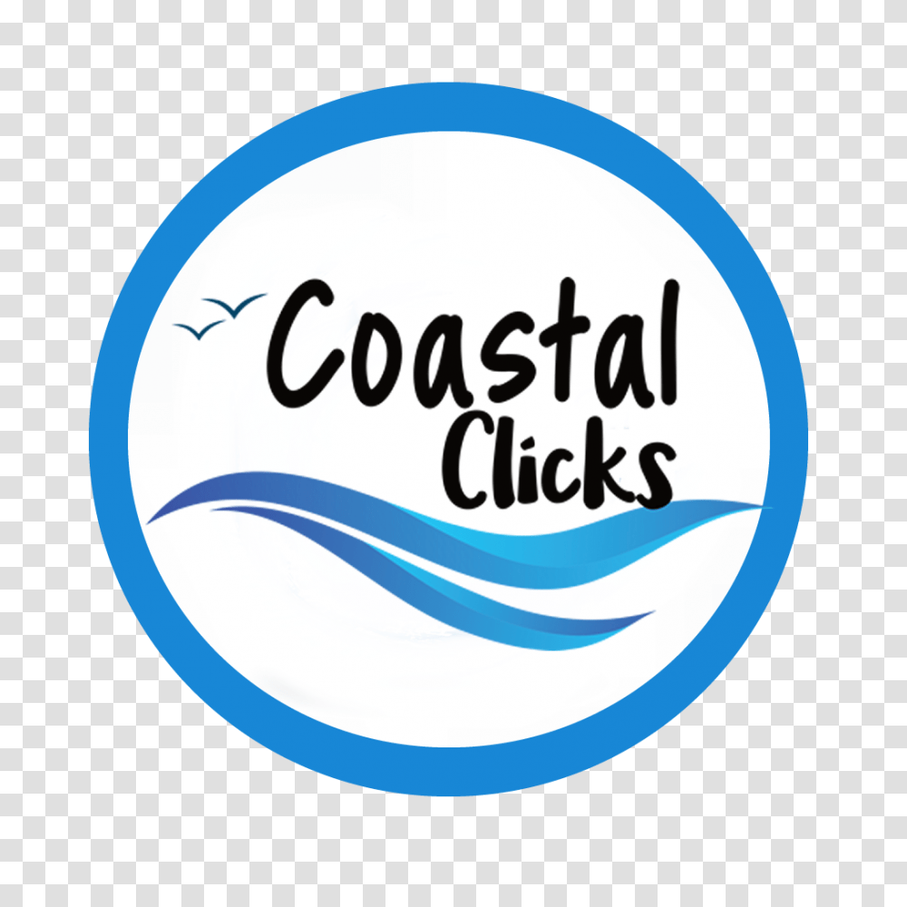 Blue Circle Coastal Clicks Joe Kals Usa, Label, Logo Transparent Png