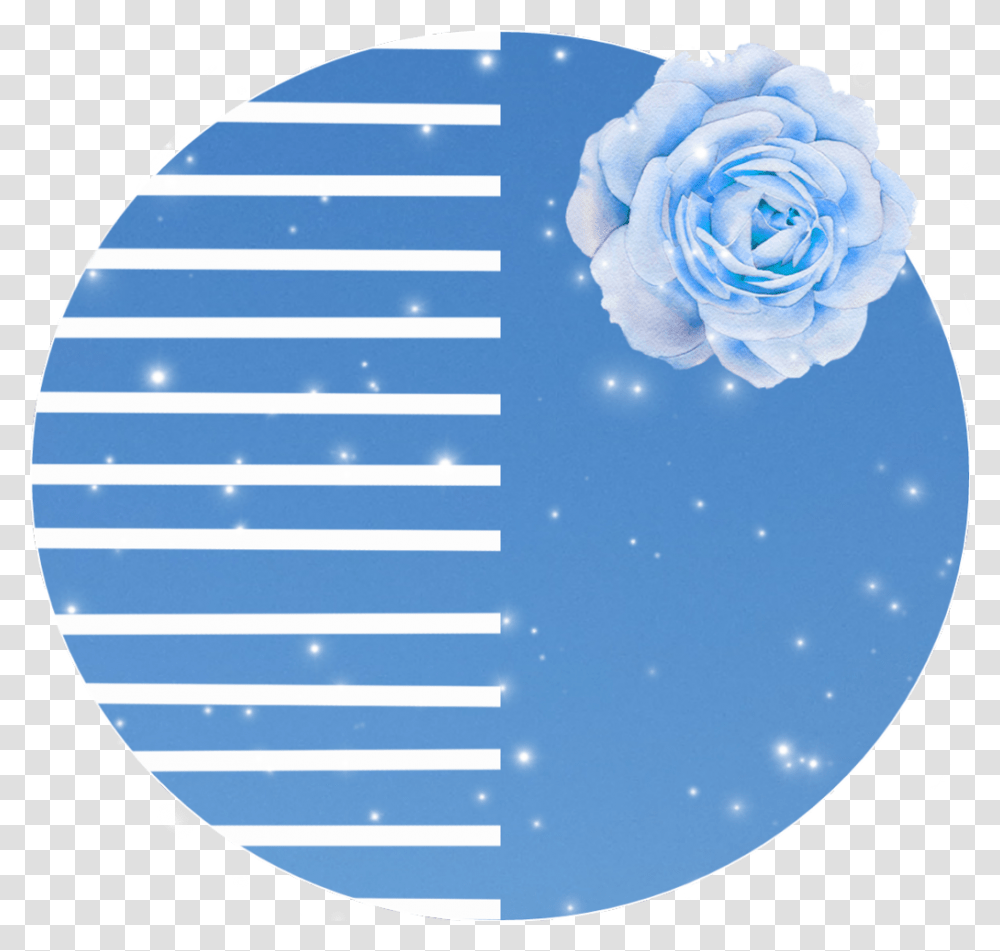 Blue Circle Flower Blueaesthetic Bluesky Sky Logo Bio Therapeutic, Plant, Rose, Blossom Transparent Png