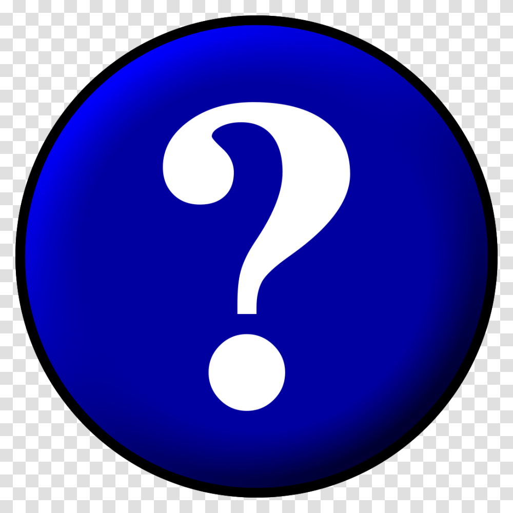 Blue Circle Question Mark, Number, Moon Transparent Png