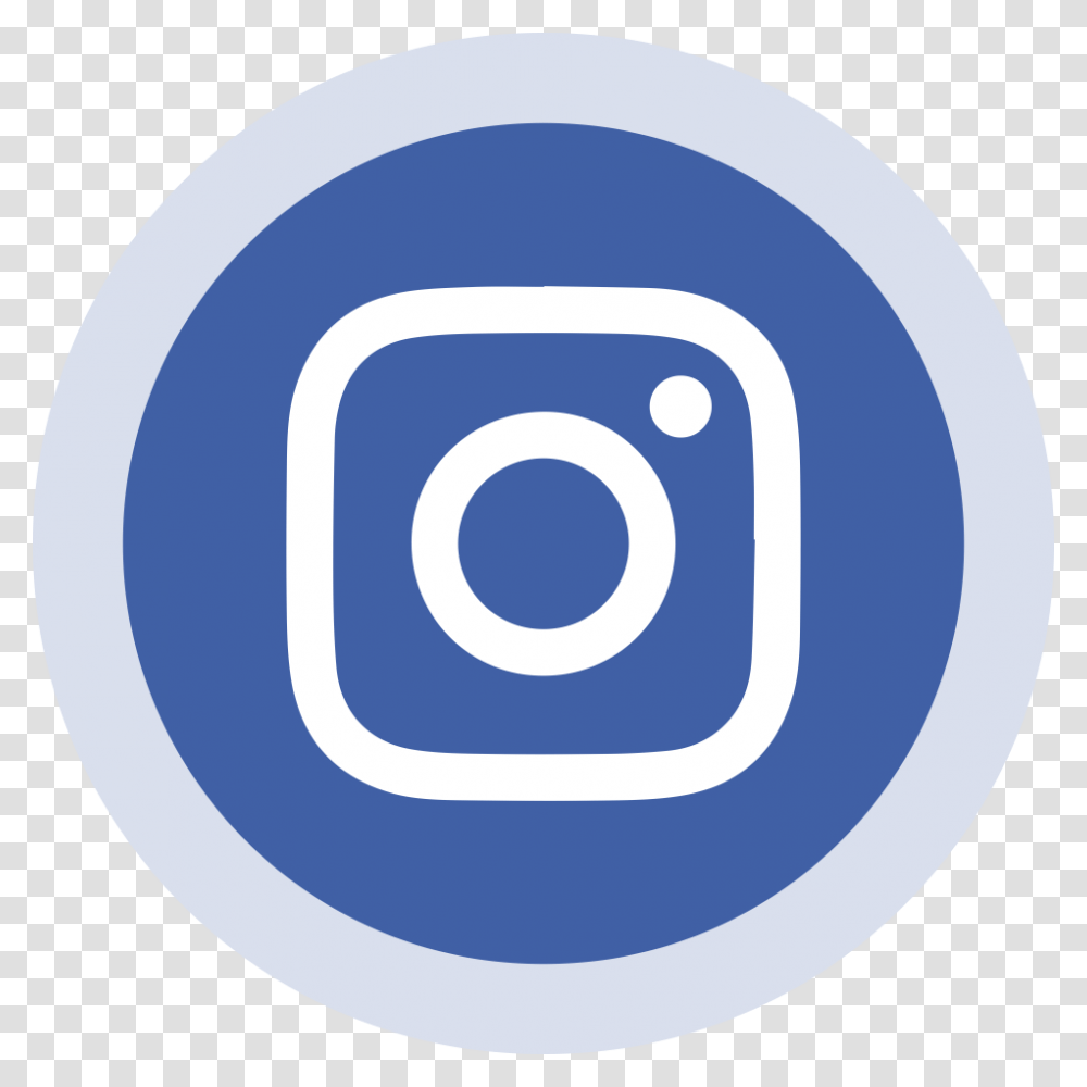 Blue Circled Instagram Logo Image Instagram Logo Circular, Trademark, Spiral Transparent Png
