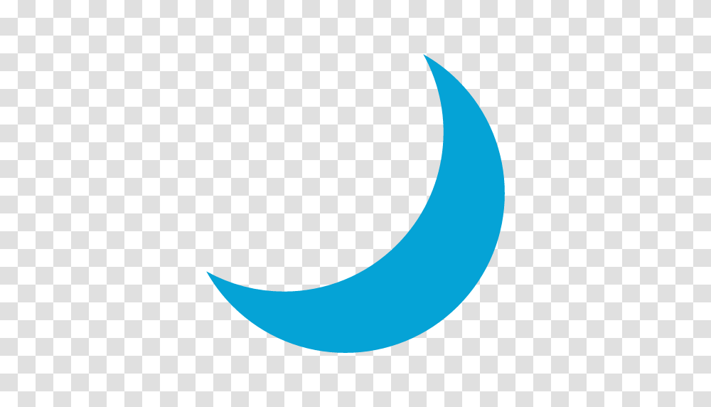 Blue Clipart Crescent Moon, Logo, Trademark Transparent Png
