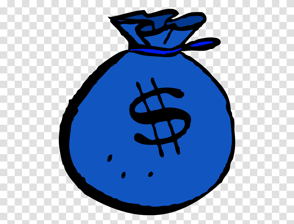 Blue Clipart Money, Hand, Weapon Transparent Png