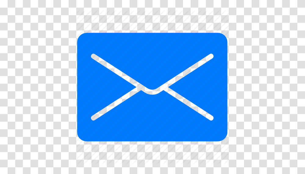 Blue Close Mail Email Envelope Letter Mail Message Icon, Airmail Transparent Png