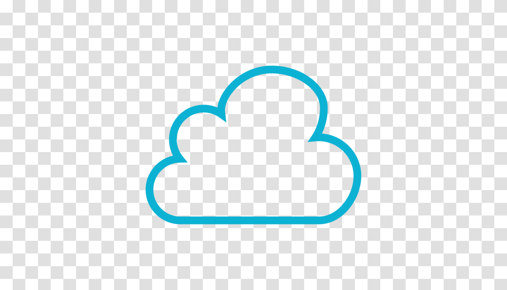 Blue Cloud Weather Icon, Label, Logo Transparent Png