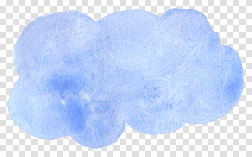 Blue Clouds 2 Image Watercolor Paint, Rug, Foam Transparent Png