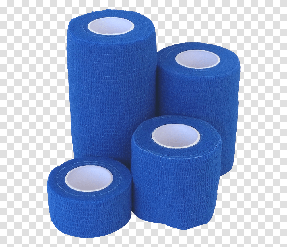 Blue Cohesive Bandage, First Aid, Tape Transparent Png