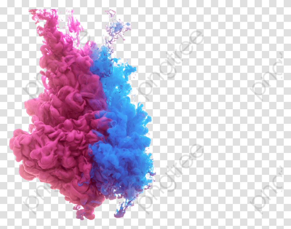 Blue Color Smoke, Pattern, Purple Transparent Png