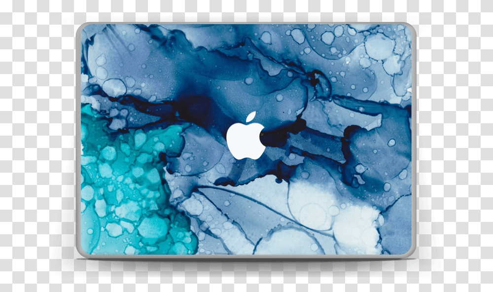 Blue Color Splash Skin Macbook Pro 13 Input Device, Electronics, Outdoors, Nature, Screen Transparent Png