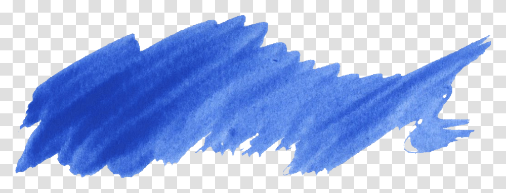Blue Colour Brush Stroke, Apparel, Knitting, Stain Transparent Png