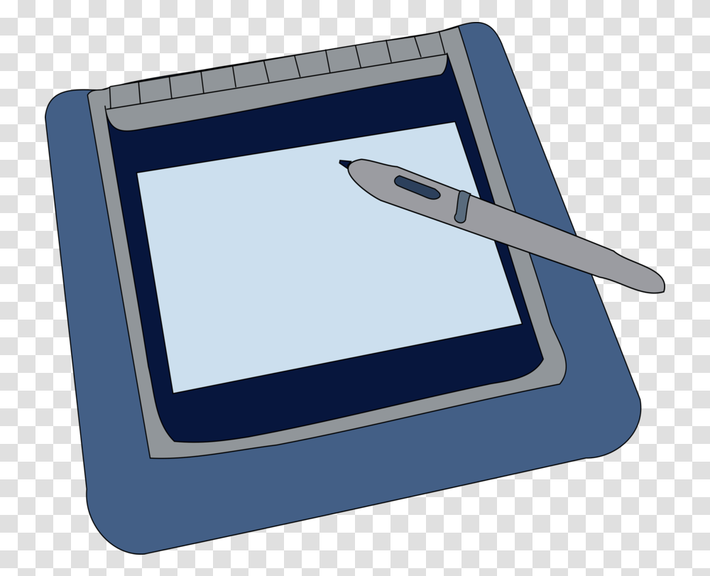 Blue Computer Icon Angle Clipart Graphics Tablet Clipart, Electronics, Tablet Computer, Cushion, Mailbox Transparent Png