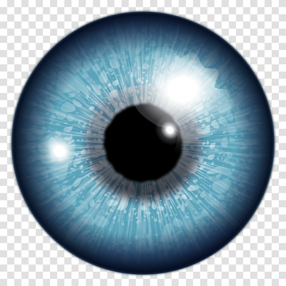 Blue Contact Lens, Sphere, Planet, Outer Space, Astronomy Transparent Png