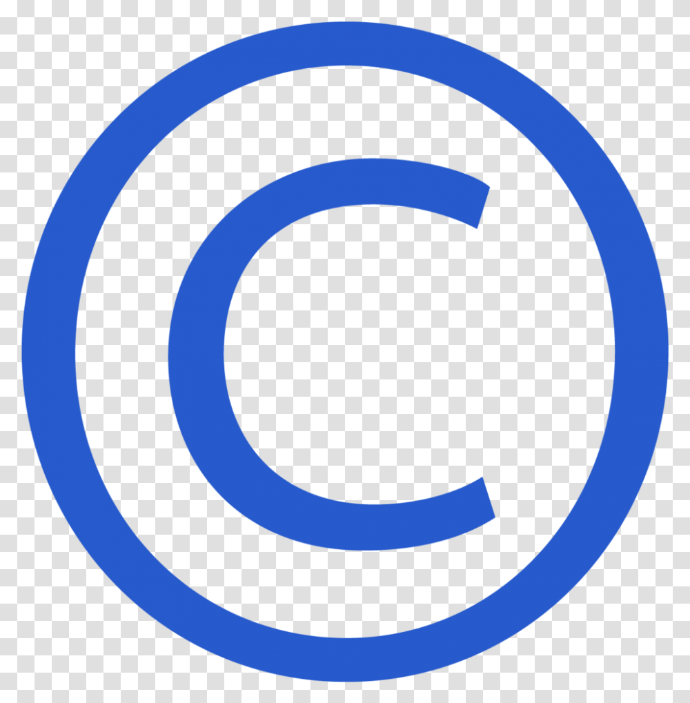 Blue Copyright Symbol Usmle Step, Alphabet, Spiral, Logo Transparent Png
