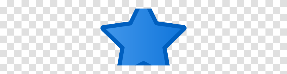 Blue Corner Ribbon Image, Star Symbol Transparent Png