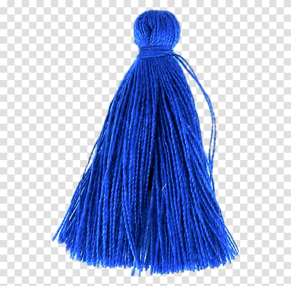 Blue Cotton Tassel For Cheerleading, Evening Dress, Robe, Gown, Fashion Transparent Png