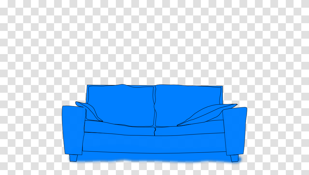 Blue Couch Clip Art, Furniture, Cushion, Pillow Transparent Png