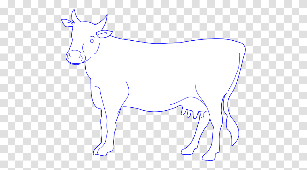 Blue Cow Clip Art, Bull, Mammal, Animal, Cattle Transparent Png