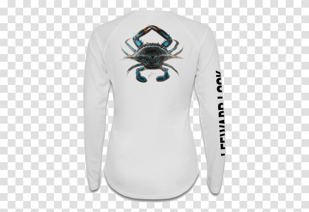 Blue Crab By Gavin Erwin Chesapeake Blue Crab, Sleeve, Clothing, Apparel, Long Sleeve Transparent Png